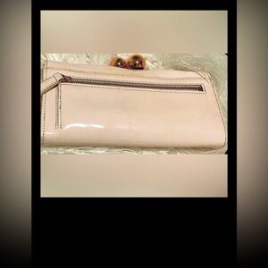 Ted Baker Patent Leather Expandable Wallet in Pink 4.5” Width x 7.5” Length
